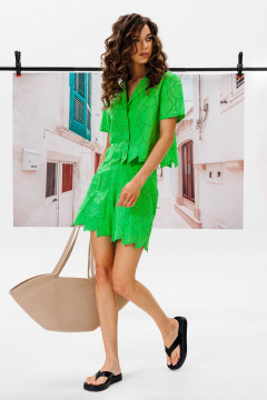 Блуза, шорты Butеr 2632 салатовый - фото 3