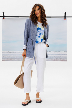 Брюки Butеr 2824 белый - фото 1