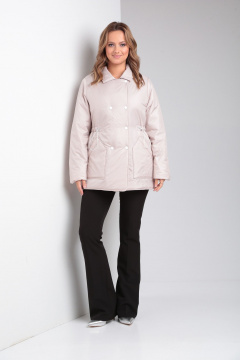 Куртка утепленная из плащёвой ткани с накладными карманами Modema м.2046 - фото 5