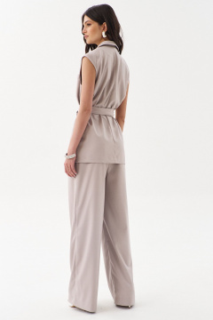 Костюм жилет с рельефами и брюки палаццо летние RINKA 1254 - фото 5