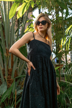 Летнее платье-бандо с вытачками и сборкой SILVERSPICE S-5420 - фото 4