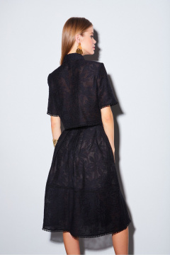 Блуза, юбка DAVYDOV 6423.1 черный - фото 2