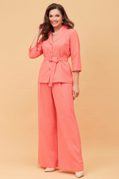 Брюки, жакет Andina city 9038 коралл - фото 4