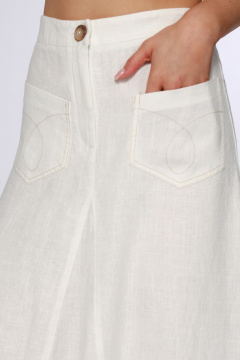 Юбка Полинушка 208м белый - фото 4