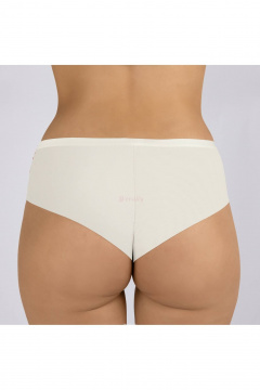 Трусы-брифы со средней линией и отделкой из сетки Verally 1143-1 азалия - фото 2