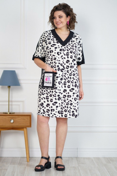 Легкое летнее платье свободного силуэта с карманами Alani Collection 2097 - фото 4