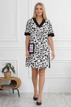 Легкое летнее платье свободного силуэта с карманами Alani Collection 2097 - фото 2