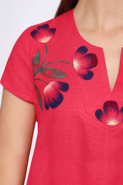 Платье Полинушка 417р фуксия - фото 3