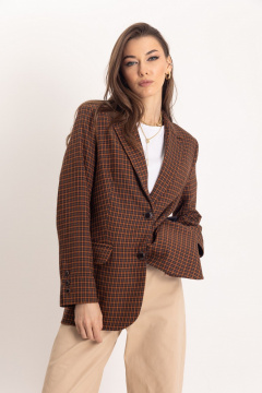 Легкий жакет и джинсовые брюки в стиле Old Money EZER 2068 - фото 2