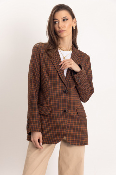 Легкий жакет и джинсовые брюки в стиле Old Money EZER 2068 - фото 1