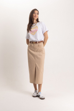 Белая футболка свободного кроя с логотипом EZER 1402 - фото 4