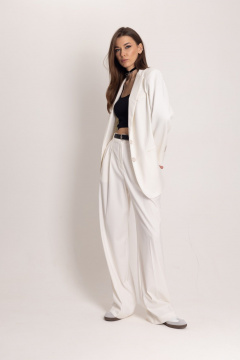 Двойка из жакета и брюк с завышенной талией и стрелками EZER 2060 - фото 5