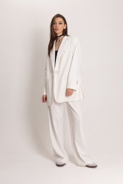 Двойка из жакета и брюк с завышенной талией и стрелками EZER 2060 - фото 1