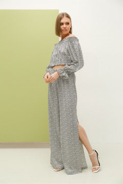 Костюм двойка: брюки с разрезами и топ на резинке PUR PUR 939/5 - фото 2