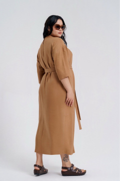 Платье Deesses 1214 бежевый - фото 4