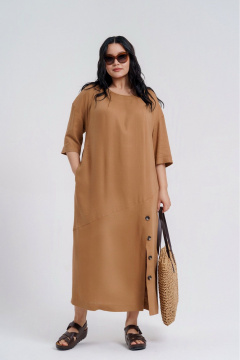 Платье Deesses 1214 бежевый - фото 1