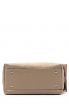 Лаконичная кожаная сумка с карманами и декоративными накладками Souffle 406 0228 - фото 4