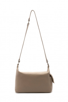 Лаконичная кожаная сумка с карманами и декоративными накладками Souffle 406 0228 - фото 2