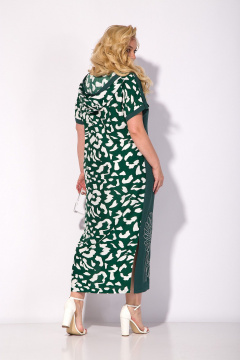 Платье Liliana 1307 изумруд - фото 5