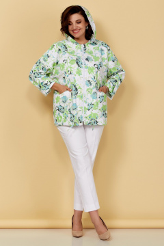 Жакет Медея и К 2248 бело-бирюзовый - фото 5