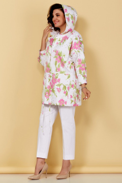 Жакет Медея и К 2249 бело-розовый - фото 5