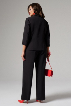 Деловой костюм брюки и жакет из текстиля для демисезона PND 00820P - фото 3