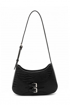 Маленькая кожаная сумка с регулируемым ремнем и карманами Souffle 218 5001 - фото 1