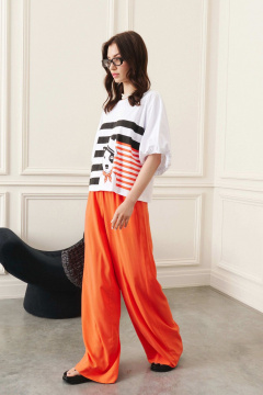 Костюм из майки и брюк палаццо из легкой ткани Lokka 1397 - фото 4