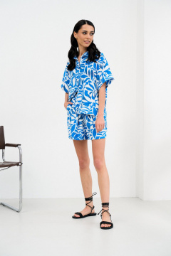 Рубашка, шорты ATTIKA А3722-1 голубой - фото 2