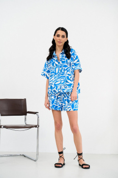 Рубашка, шорты ATTIKA А3722-1 голубой - фото 1