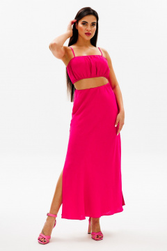 Комплект топ и длинная юбка с резинкой для повседневных образов COCKTAIL 115 - фото 2