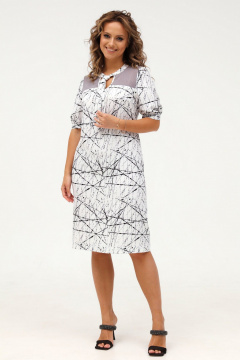 Элегантное платье из плательной ткани с галстуком Angelina & Сo 993 - фото 3