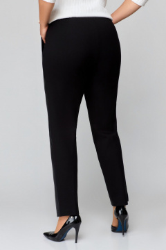 Лаконичные кожаные зауженные брюки из трикотажа и эко-кожи Svetlana-Style 1946 - фото 2