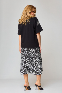 Футболка, юбка VIPPRIMO 105 черный - фото 5