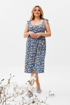 Платье Michel chic 2130 голубой - фото 2