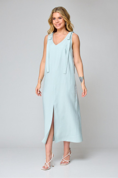 Платье, пояс Laikony L-771 мята - фото 5