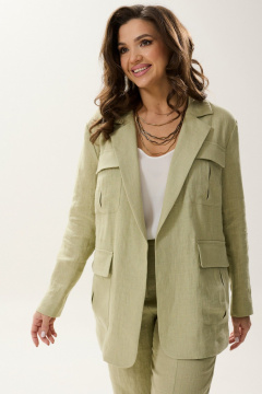 Брюки, жакет MALI 724-028 зеленый - фото 3