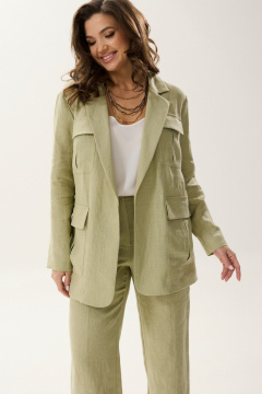 Брюки, жакет MALI 724-028 зеленый - фото 2