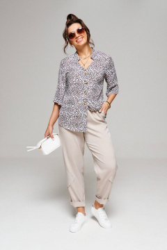 Beautiful&Free 6079 леопард+серый