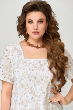 Платье Fita 1642 белый - фото 5