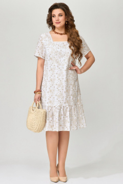 Платье Fita 1642 белый - фото 2