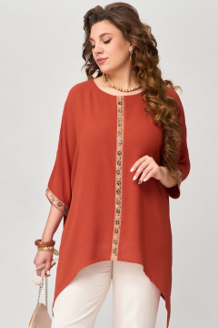 Туника Fita 20451 терракот - фото 5