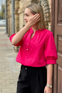 Блуза S.O.L O Me М-1552 фуксия - фото 1