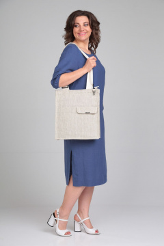 Летний льняной шопер с внутренним карманом Rishelie 898 - фото 1