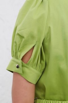 Платье летнее приталенное из хлопка с поясом LADO 6346-27 - фото 4