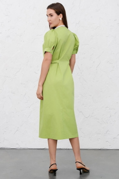 Платье летнее приталенное из хлопка с поясом LADO 6346-27 - фото 3