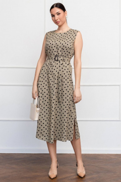 Платье трапециевидное из вискозы с разрезами LADO 6255/1-19 - фото 3