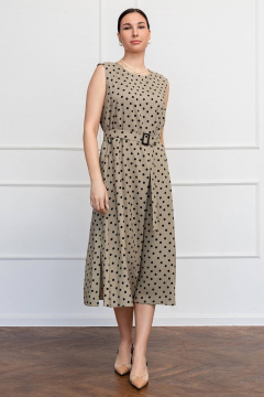 Платье трапециевидное из вискозы с разрезами LADO 6255/1-19 - фото 1