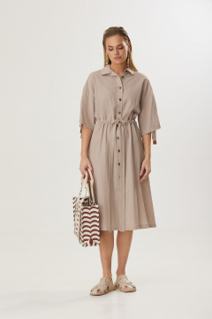 Платье Твой имидж 1587 бежевый - фото 3