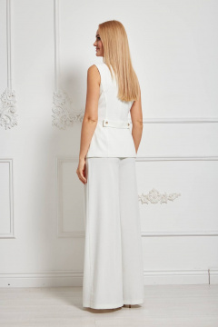 Широкий жилет и брюки из одинакового текстиля на подкладке Azzara 950Б - фото 3